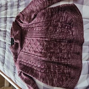 Cowl neck sweater tunic